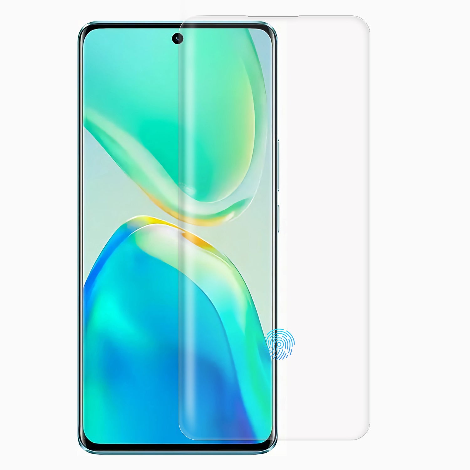 RURIHAI For OnePlus 8/Xiaomi Civi 2 5G/13 Lite/vivo S15 Pro 5G 3D Curved Screen Protector UV Liquid Tempered Glass Film Support Fingerprint Unlock RURIHAI For OnePlus 8/Xiaomi Civi 2 5G/13 Lite/vivo S15 Pro 5G 3D Curved Screen Protector UV Liquid Tempered Glass Film Support Fingerprint Unlock